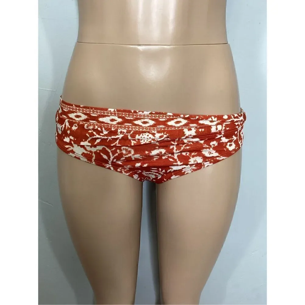 New. Robin Piccone burnt orange floral bikini set. Small. M-top/S-bottom. Retail